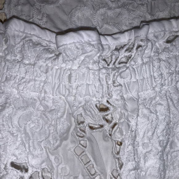 Organic John Patrick White Lace top - Picture 16 of 16